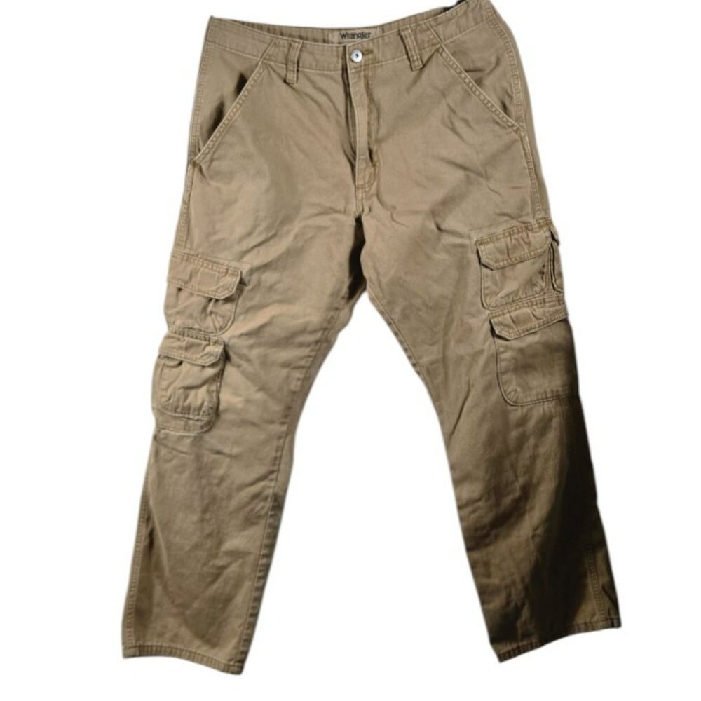 Wrangler Authentics Size 30x30 Men's Cargo Pant Khaki Brown